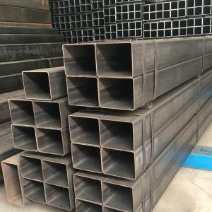 China Black Hollow Section Carbon Pipe Q235 Carbon Steel Tube Square Metal Tube on sale