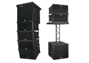 Quality Professional Powered Active Line Array Speaker System 10'' 620W RMS for sale