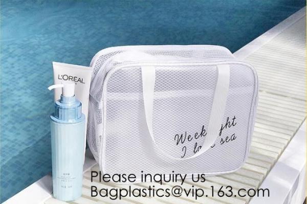Cosmetic Makeup Clear PVC Travel Zipper Toiletry Pouch,Travel Toiletry Pouch,holographic makeup pouch, bagease, bagplast