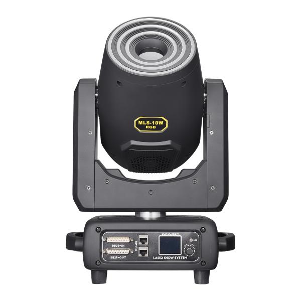 Rated Frequency Laser 3D Ring RGB Animation Patterns Moving Head Light