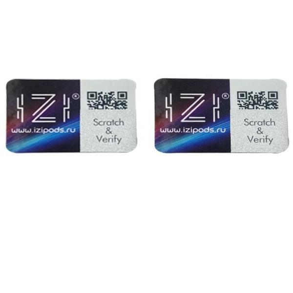 Buy Tobacco QR Code Label Scratch Layer Cigarette Box Label Anti Counterfeit at wholesale prices