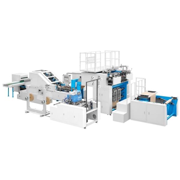 Buy PRY-350T / 450T Fully Automatic Square Bottom Paper Bag Making Machine With Handle at wholesale prices