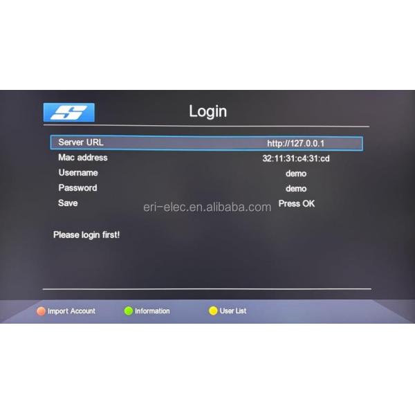 ERI Linux Smarters Player Quad Core GX67 1080p Set Top Box