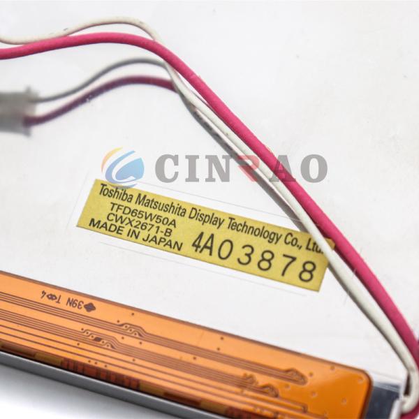 6.5 INCH Toshiba TFD65W50A TFT LCD Screen Display Panel For Car GPS Auto Spare Parts