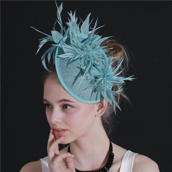 Shipping DHL UPS FEDEX EMS TNT Sinamay and Feather Fascinator for Event Party Supplies