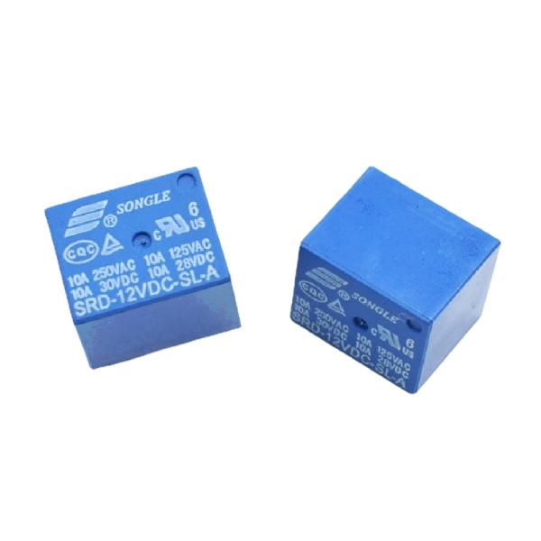 Hot selling SRD-12VDC-SL-A PCB Type 12V DC 250V 10A DIP 4Pin Power Relay original