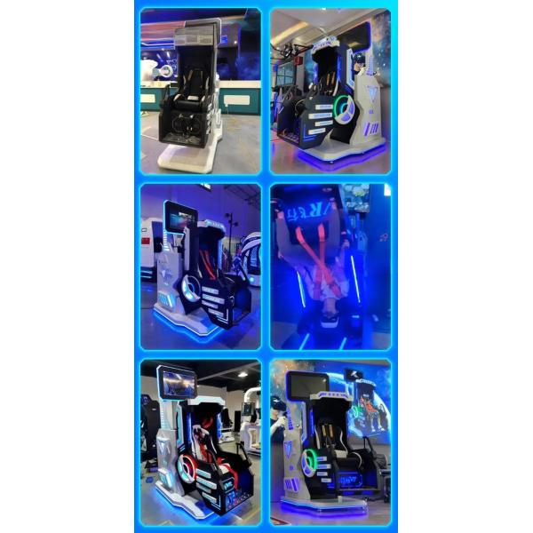 Crazy Arcade Virtual Reality 360 VR Roller Coaster Machine 9d Customizable