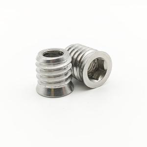 Quality Galvanizing Wood Threaded Insert Nut With Flange Furniture Insert Nut for sale