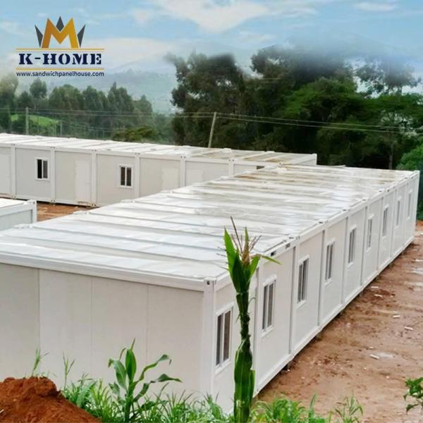 Buy Perfab Movable Construction Site Container House For Workers at wholesale prices