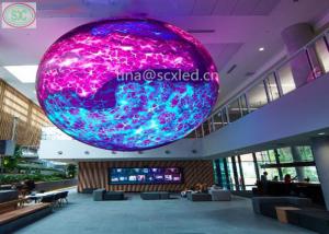 Video/Text/Image Display Sphere LED Screen with Front Service and ISO Certification