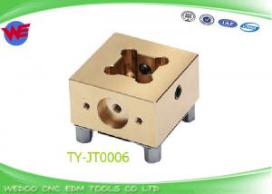 Quality High Duablity Square Type Brass Holder EDM Wire Parts 51x51x41mm for sale