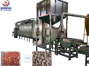 China Efficient Dry Peanut Processing Machine Skin Peeling And Half Breaking Function on sale