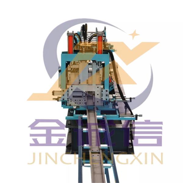 Buy Energy Saving C Z Purlin Roll Forming Machine , PLC Control CZ Channel Rolling Machine at wholesale prices