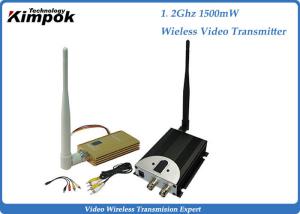 China 1.5w Wireless Video Audio Transmitter FPV Transmitter And Receiver Kit With 0.910 Ghz on sale
