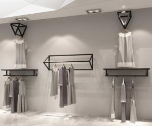 Quality Retail Store Clothing Racks / Wall Shelf Clothes Rack With Different Design for sale