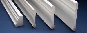 China Fireproof Recyclable PVC Skirting Board Profiles For Indoor Decoration on sale