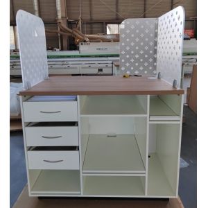 Quality Modern Office Computer Desk With 3 Fabric Drawers Study Structure for sale