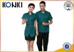 Custom Color Restaurant Staff Uniforms For Waitresses Side Open