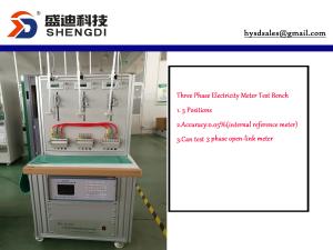 Quality HS-3303 Three Phase Energy Meter Test Equipment with 3 Position Meter Rack,internal Reference Meter 0.05% Class for sale