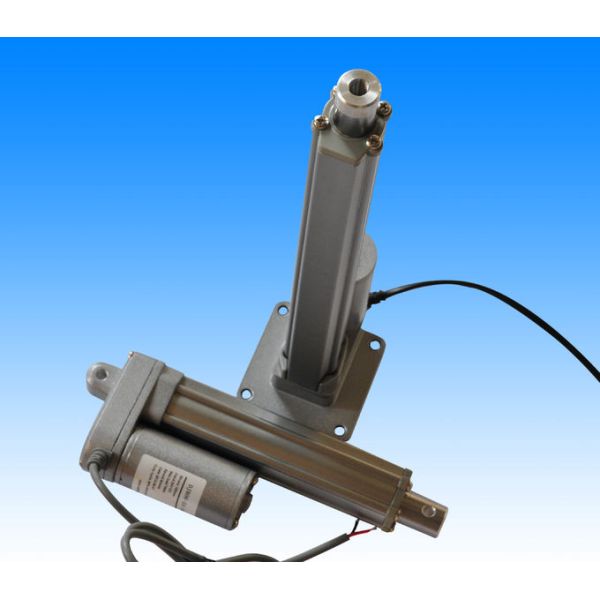 push/pull mini linear actuator with potentiomter 200mm stroke 500N force 12v or 24v dc, made in China electric actuator