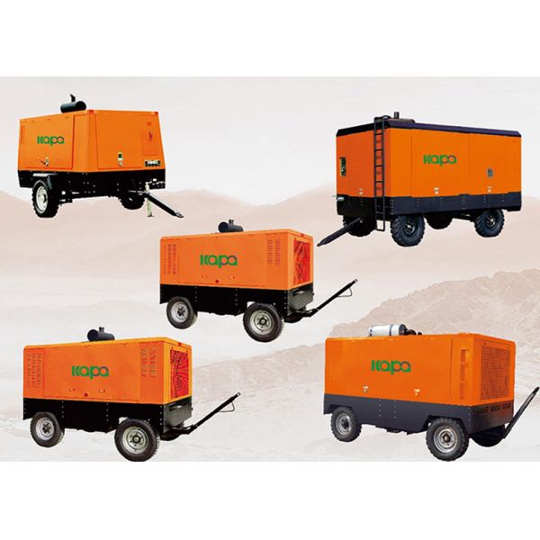 13 m3/min 110KW portable diesel air compressor 8Bar 10Bar 13Bar Diesel Driven Portable Screw Air-compressor