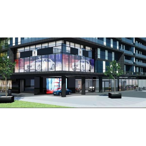 Outdoor Glass Window Led Display Video Wall Super Hd Shopping Mall Advertising P3.91