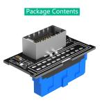 Vertical Header USB 3.1 Front Panel Socket Key A Type E To USB 3.0 Male