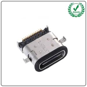 Quality USB-31C-F-PF01 USB Type C Connector IP67 Waterproof Mid Mount 3.0 SMT Through Hole for sale