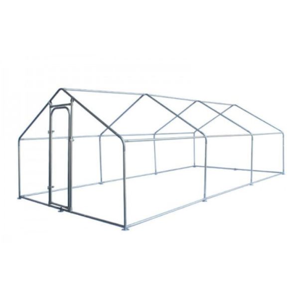 6Lx3Wx2H m Chicken Run Coop/ Animal Run/Chicken House/Pet House/Outdoor Exercise Cage Coop for Hen Poultry Dog Rabbit