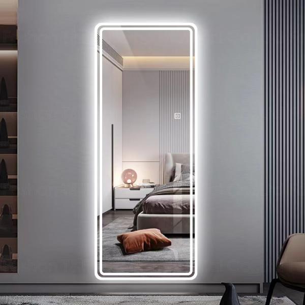 Buy Rectangular Bathroom Hardware Sets , Illuminated Full Body LED Dressing Mirror at wholesale prices