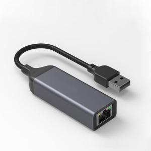 China Aluminum Grey USB Type C to Ethernet Adapter / Macbook USB Type C Hub Adapter on sale