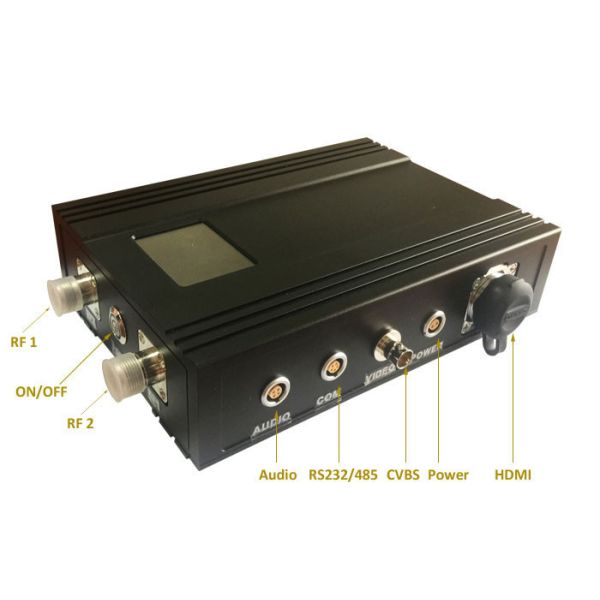 Wireless 100km UAV Video Transmitter 5 Watt COFDM Video Link