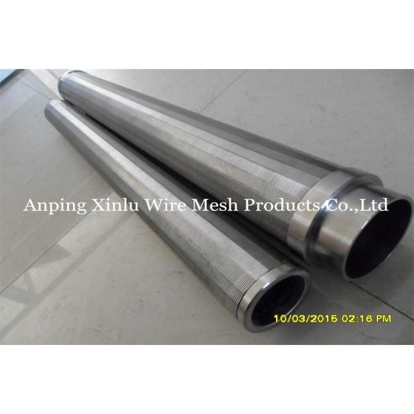 Point Welding Spiral Continuous Slot Wedge Wire Well Screen Tube for Groundwater/oil Pump