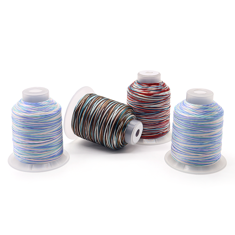 100g Multi-Colors Variegated Embroidery Thread 1000 Meters for Hand Knitting Projects