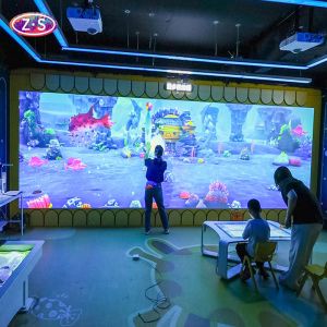 Quality High Brightness Immersive Interactive Wall Drawing Game DLP Display Technology for sale