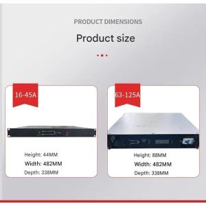 220V Output STS Dual Input Static Transfer Switch Single Phase 16A / 25A / 32A /