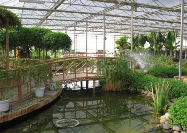 Buy Large Size Twin Wall Polycarbonate Greenhouse 8m - 18m Span Width Range at wholesale prices