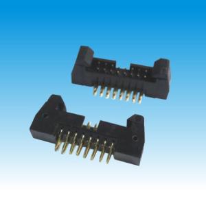China Short Latch Male Pin Header Connector , 2mm Pitch Header Straight Connector on sale