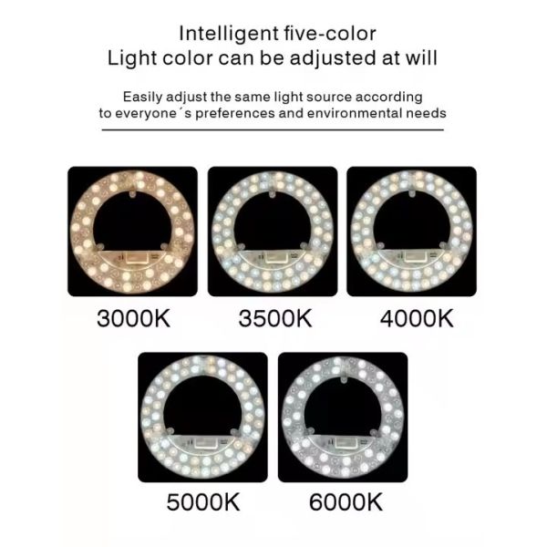 ERP ETL Certified 24W Round LED Panel Light with Adjustable CCT