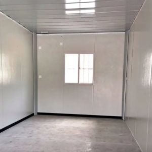 Modified Shipping Container Folding Container Structure for Space-saving