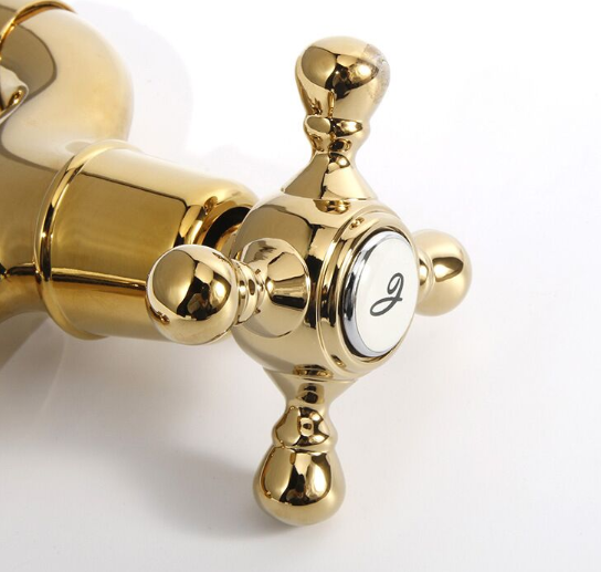 Antique Brass Bibcock 4point ODM Outdoor Faucet Garden Tap