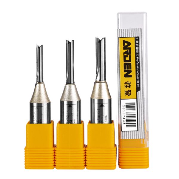 TiAIN 60HRC ARDEN Router Bit Plunge Router Bit Tipped Plunge Cutting Straight Router Bits