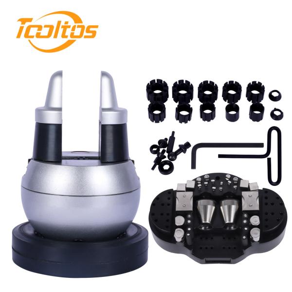 Buy Tooltos Ball Vise 5" Engraving Setting Tool 360° Rotation Engraving Block Vise 34 PCS Attachment at wholesale prices