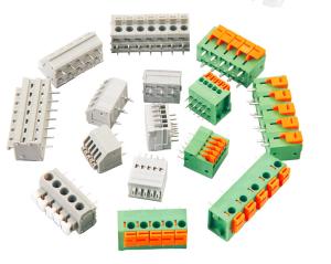 PCB Screw Terminal Block RD250-3.5 7.0 1P-XXP 400V 5A Spring Terminal Connector