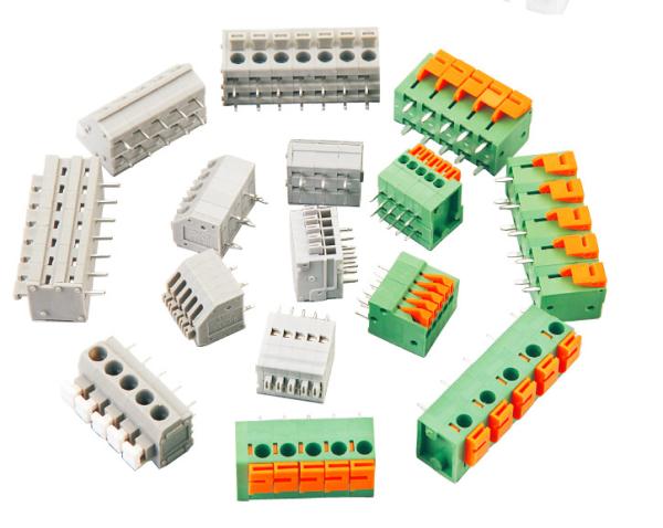 Buy PCB Screw Terminal Block RD250-3.5 7.0 1P-XXP 400V 5A Spring Terminal Connector at wholesale prices