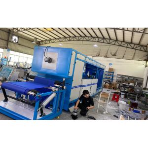 Automatic Monochrome Roll To Roll Non Woven Screen Printing Machine