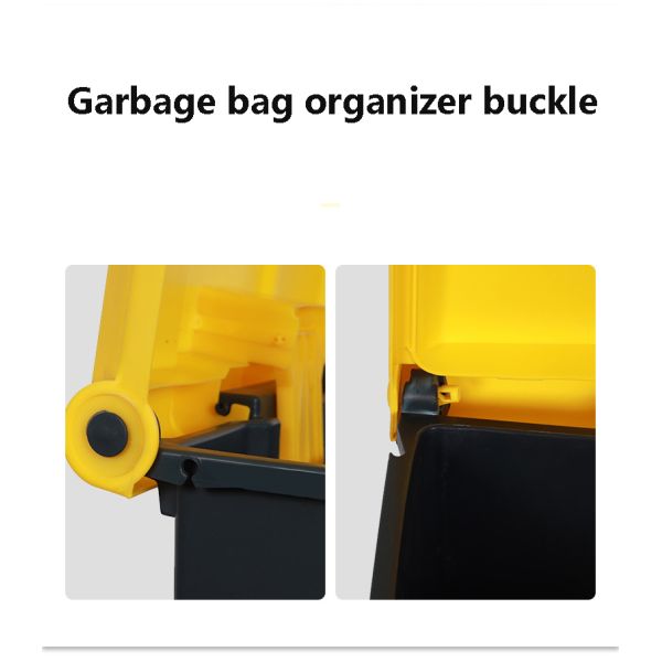 Classification Large Plastic Trash Containers 240L 660L 1100L Outdoor Plastic Dustbin