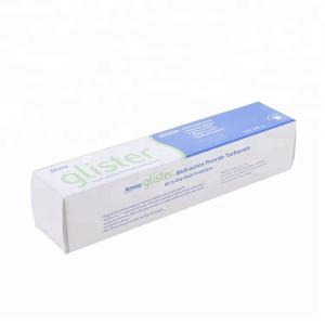 Quality White Card Paper Packaging Toothpaste Box Recyclable Biodegradable Material for sale