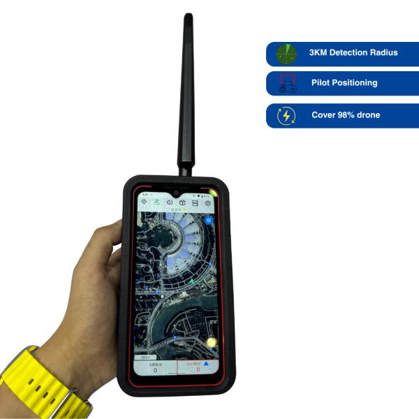LZ001 Handheld Drone Detector: Compact, Precise Drone and Pilot Tracking with