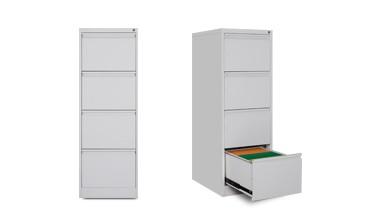0.089 CBM 45kgs Bearing Capacity Steel Drawer Cabinet